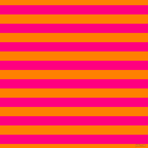 horizontal lines stripes, 32 pixel line width, 32 pixel line spacing, Deep Pink and Dark Orange horizontal lines and stripes seamless tileable
