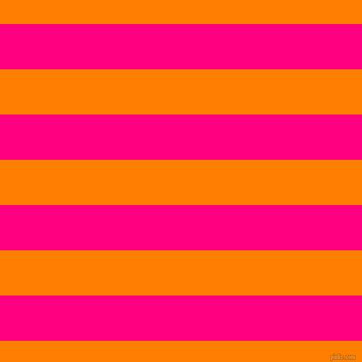 horizontal lines stripes, 64 pixel line width, 64 pixel line spacing, Deep Pink and Dark Orange horizontal lines and stripes seamless tileable