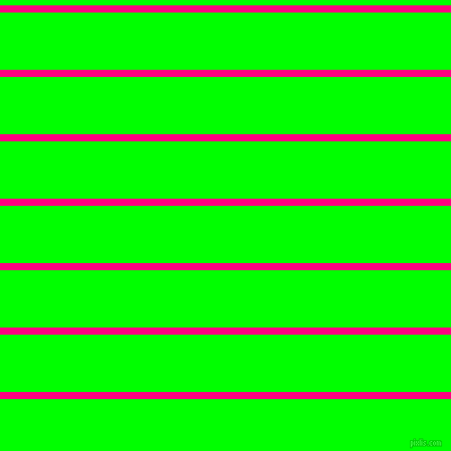 horizontal lines stripes, 8 pixel line width, 64 pixel line spacing, Deep Pink and Lime horizontal lines and stripes seamless tileable