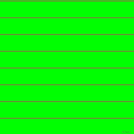 horizontal lines stripes, 2 pixel line width, 64 pixel line spacing, Deep Pink and Lime horizontal lines and stripes seamless tileable
