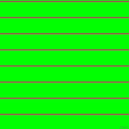 horizontal lines stripes, 4 pixel line width, 64 pixel line spacing, Deep Pink and Lime horizontal lines and stripes seamless tileable
