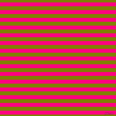horizontal lines stripes, 16 pixel line width, 16 pixel line spacing, Deep Pink and Olive horizontal lines and stripes seamless tileable