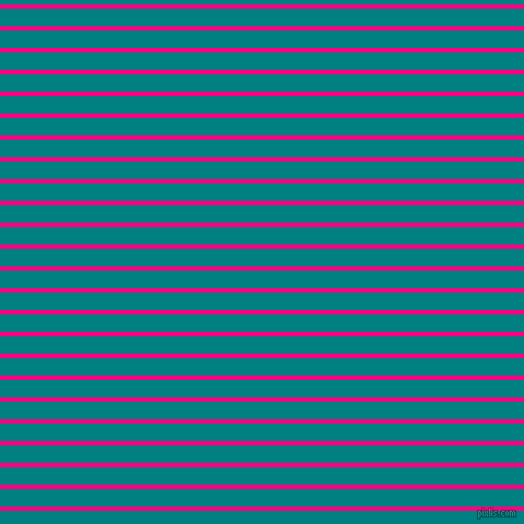 horizontal lines stripes, 4 pixel line width, 16 pixel line spacing, Deep Pink and Teal horizontal lines and stripes seamless tileable