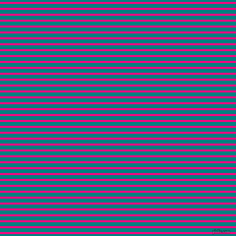 horizontal lines stripes, 4 pixel line width, 8 pixel line spacing, Deep Pink and Teal horizontal lines and stripes seamless tileable