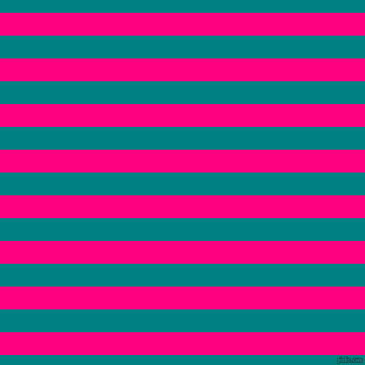 horizontal lines stripes, 32 pixel line width, 32 pixel line spacing, Deep Pink and Teal horizontal lines and stripes seamless tileable
