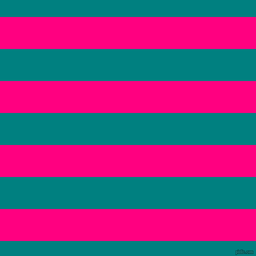 horizontal lines stripes, 64 pixel line width, 64 pixel line spacing, Deep Pink and Teal horizontal lines and stripes seamless tileable