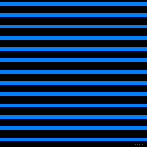 horizontal lines stripes, 1 pixel line width, 2 pixel line spacing, Dodger Blue and Black horizontal lines and stripes seamless tileable
