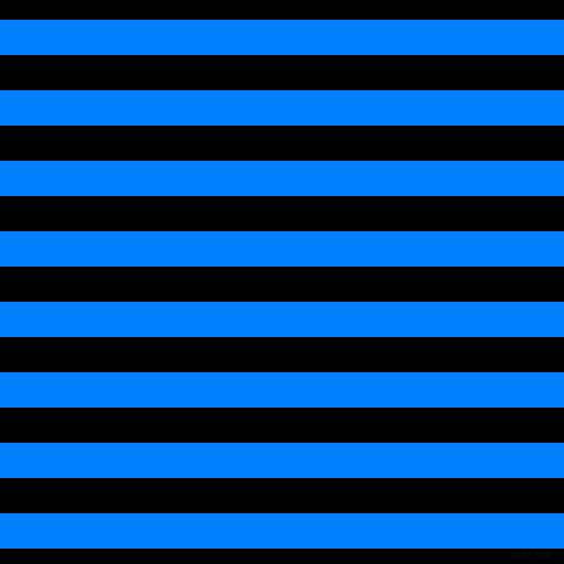 horizontal lines stripes, 32 pixel line width, 32 pixel line spacing, Dodger Blue and Black horizontal lines and stripes seamless tileable