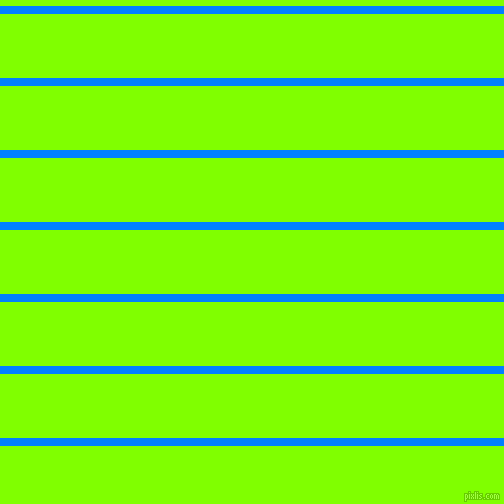 horizontal lines stripes, 8 pixel line width, 64 pixel line spacing, Dodger Blue and Chartreuse horizontal lines and stripes seamless tileable