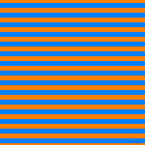 horizontal lines stripes, 16 pixel line width, 16 pixel line spacing, Dodger Blue and Dark Orange horizontal lines and stripes seamless tileable
