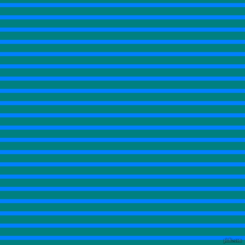 horizontal lines stripes, 8 pixel line width, 16 pixel line spacing, Dodger Blue and Teal horizontal lines and stripes seamless tileable