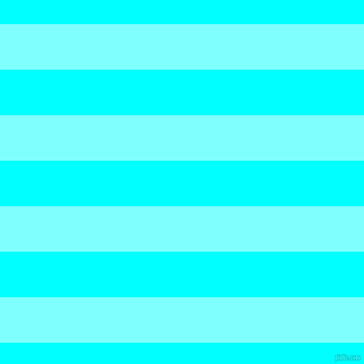 horizontal lines stripes, 64 pixel line width, 64 pixel line spacing, Electric Blue and Aqua horizontal lines and stripes seamless tileable