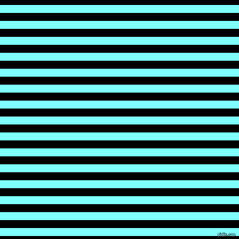horizontal lines stripes, 16 pixel line width, 16 pixel line spacing, Electric Blue and Black horizontal lines and stripes seamless tileable