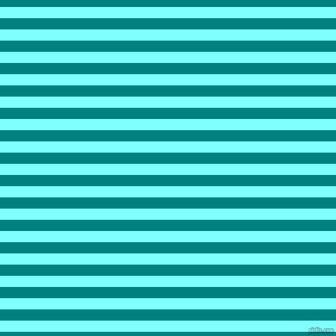 horizontal lines stripes, 16 pixel line width, 16 pixel line spacing, Electric Blue and Teal horizontal lines and stripes seamless tileable