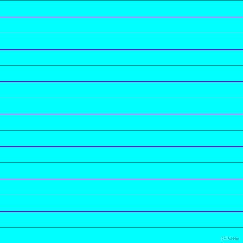 horizontal lines stripes, 1 pixel line width, 32 pixel line spacing, Electric Indigo and Aqua horizontal lines and stripes seamless tileable