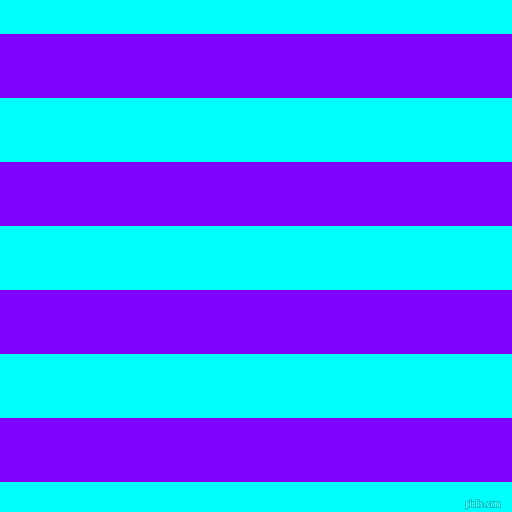 horizontal lines stripes, 64 pixel line width, 64 pixel line spacing, Electric Indigo and Aqua horizontal lines and stripes seamless tileable