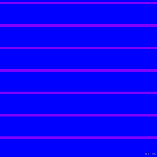 horizontal lines stripes, 8 pixel line width, 64 pixel line spacing, Electric Indigo and Blue horizontal lines and stripes seamless tileable