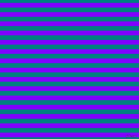 horizontal lines stripes, 16 pixel line width, 16 pixel line spacing, Electric Indigo and Teal horizontal lines and stripes seamless tileable