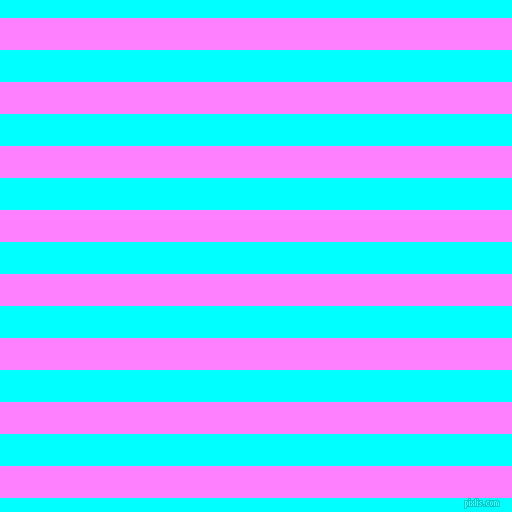 horizontal lines stripes, 32 pixel line width, 32 pixel line spacing, Fuchsia Pink and Aqua horizontal lines and stripes seamless tileable