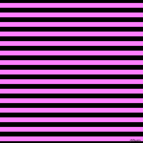 horizontal lines stripes, 16 pixel line width, 16 pixel line spacing, Fuchsia Pink and Black horizontal lines and stripes seamless tileable