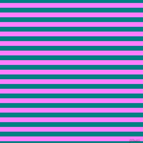 horizontal lines stripes, 16 pixel line width, 16 pixel line spacing, Fuchsia Pink and Teal horizontal lines and stripes seamless tileable