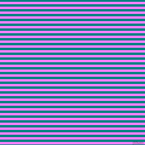horizontal lines stripes, 8 pixel line width, 8 pixel line spacing, Fuchsia Pink and Teal horizontal lines and stripes seamless tileable