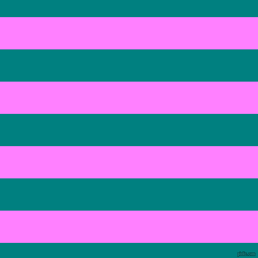 horizontal lines stripes, 64 pixel line width, 64 pixel line spacing, Fuchsia Pink and Teal horizontal lines and stripes seamless tileable