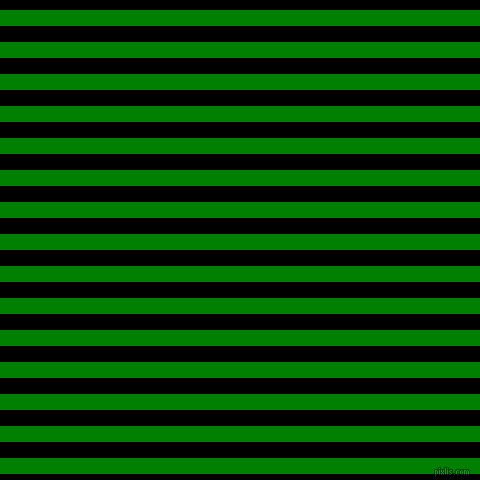 horizontal lines stripes, 16 pixel line width, 16 pixel line spacing, Green and Black horizontal lines and stripes seamless tileable