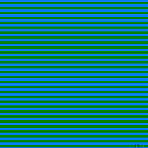 horizontal lines stripes, 8 pixel line width, 8 pixel line spacing, Green and Dodger Blue horizontal lines and stripes seamless tileable