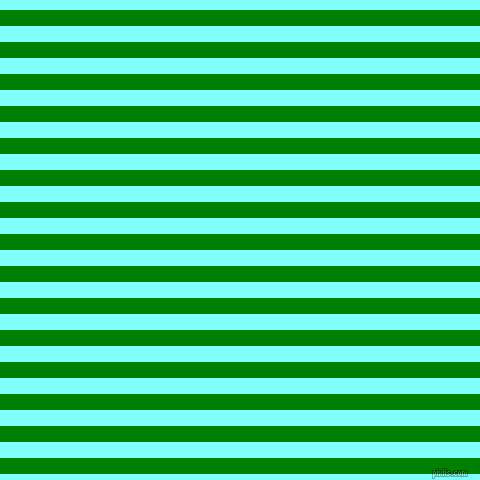 horizontal lines stripes, 16 pixel line width, 16 pixel line spacing, Green and Electric Blue horizontal lines and stripes seamless tileable