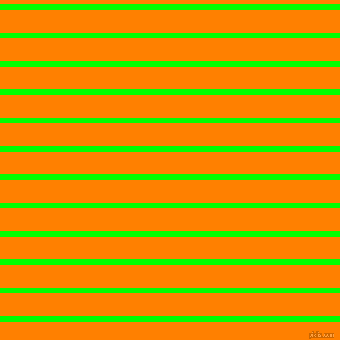 horizontal lines stripes, 8 pixel line width, 32 pixel line spacing, Lime and Dark Orange horizontal lines and stripes seamless tileable