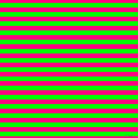 horizontal lines stripes, 16 pixel line width, 16 pixel line spacing, Lime and Deep Pink horizontal lines and stripes seamless tileable