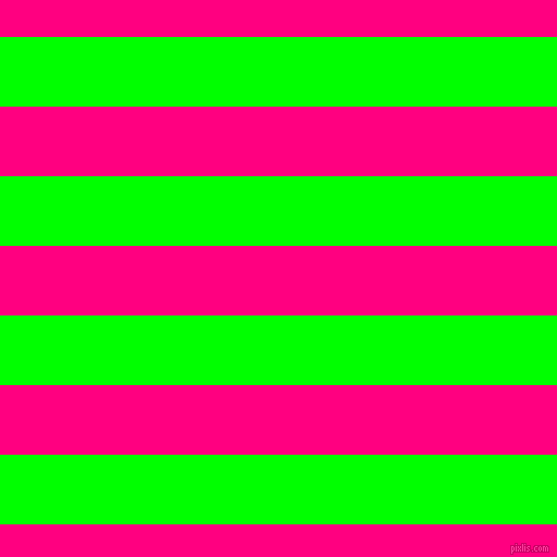 horizontal lines stripes, 64 pixel line width, 64 pixel line spacing, Lime and Deep Pink horizontal lines and stripes seamless tileable