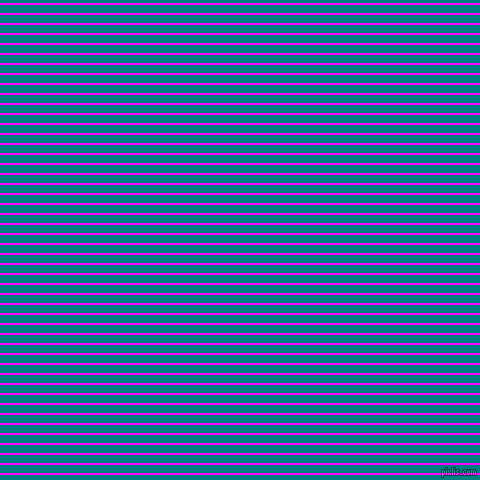 horizontal lines stripes, 2 pixel line width, 8 pixel line spacing, Magenta and Teal horizontal lines and stripes seamless tileable