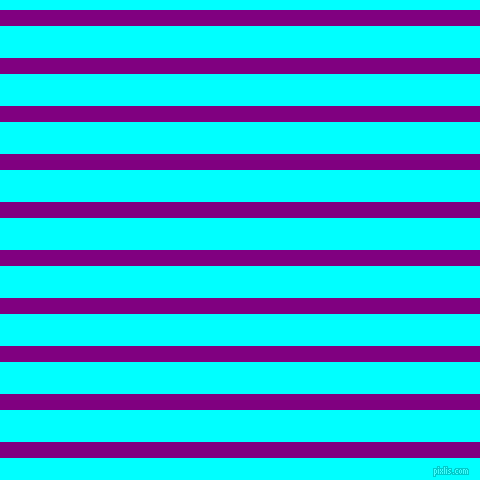 horizontal lines stripes, 16 pixel line width, 32 pixel line spacing, Purple and Aqua horizontal lines and stripes seamless tileable