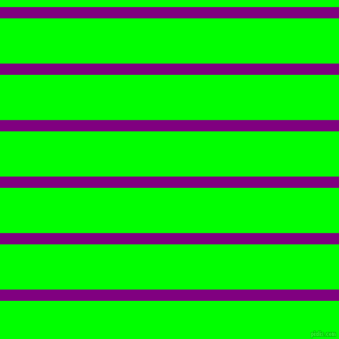 horizontal lines stripes, 16 pixel line width, 64 pixel line spacing, Purple and Lime horizontal lines and stripes seamless tileable