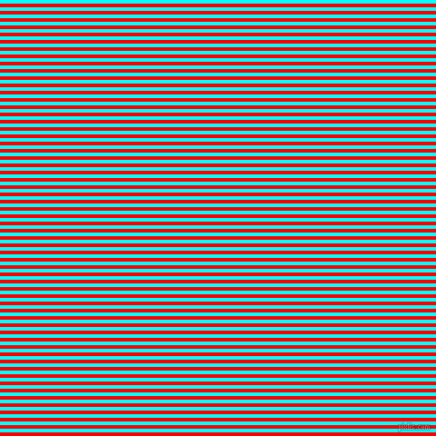 horizontal lines stripes, 4 pixel line width, 4 pixel line spacing, Red and Aqua horizontal lines and stripes seamless tileable
