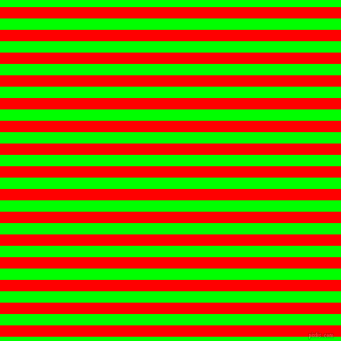 horizontal lines stripes, 16 pixel line width, 16 pixel line spacing, Red and Lime horizontal lines and stripes seamless tileable