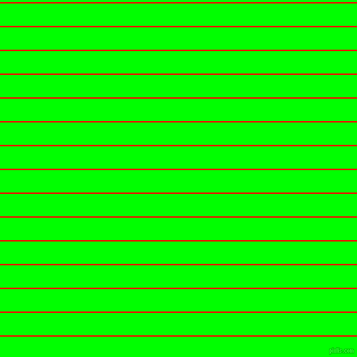 horizontal lines stripes, 2 pixel line width, 32 pixel line spacing, Red and Lime horizontal lines and stripes seamless tileable