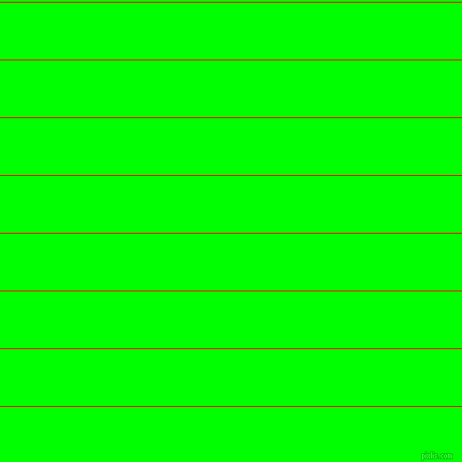horizontal lines stripes, 1 pixel line width, 64 pixel line spacing, Red and Lime horizontal lines and stripes seamless tileable