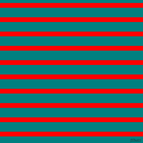 horizontal lines stripes, 16 pixel line width, 32 pixel line spacing, Red and Teal horizontal lines and stripes seamless tileable