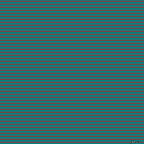 horizontal lines stripes, 2 pixel line width, 8 pixel line spacing, Red and Teal horizontal lines and stripes seamless tileable