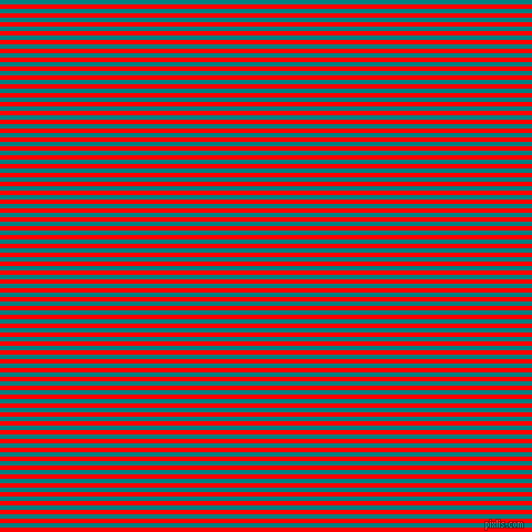 horizontal lines stripes, 4 pixel line width, 4 pixel line spacing, Red and Teal horizontal lines and stripes seamless tileable