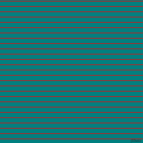 horizontal lines stripes, 2 pixel line width, 16 pixel line spacing, Red and Teal horizontal lines and stripes seamless tileable