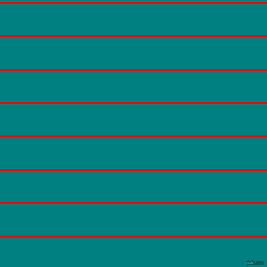 horizontal lines stripes, 4 pixel line width, 64 pixel line spacing, Red and Teal horizontal lines and stripes seamless tileable