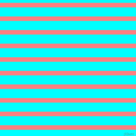 horizontal lines stripes, 16 pixel line width, 32 pixel line spacing, Salmon and Aqua horizontal lines and stripes seamless tileable