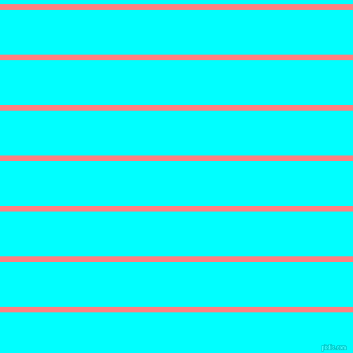 horizontal lines stripes, 8 pixel line width, 64 pixel line spacing, Salmon and Aqua horizontal lines and stripes seamless tileable