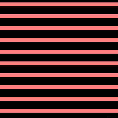 horizontal lines stripes, 16 pixel line width, 32 pixel line spacing, Salmon and Black horizontal lines and stripes seamless tileable
