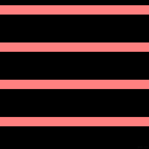horizontal lines stripes, 32 pixel line width, 96 pixel line spacing, Salmon and Black horizontal lines and stripes seamless tileable