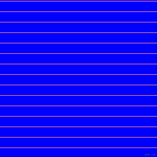 horizontal lines stripes, 2 pixel line width, 32 pixel line spacing, Salmon and Blue horizontal lines and stripes seamless tileable
